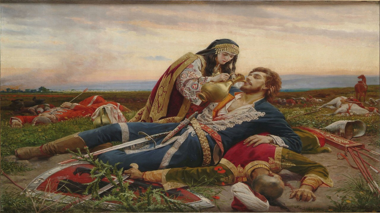 The Battle of Kosovo, 1389